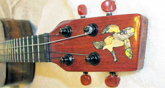 Turtle Uke Headstock.